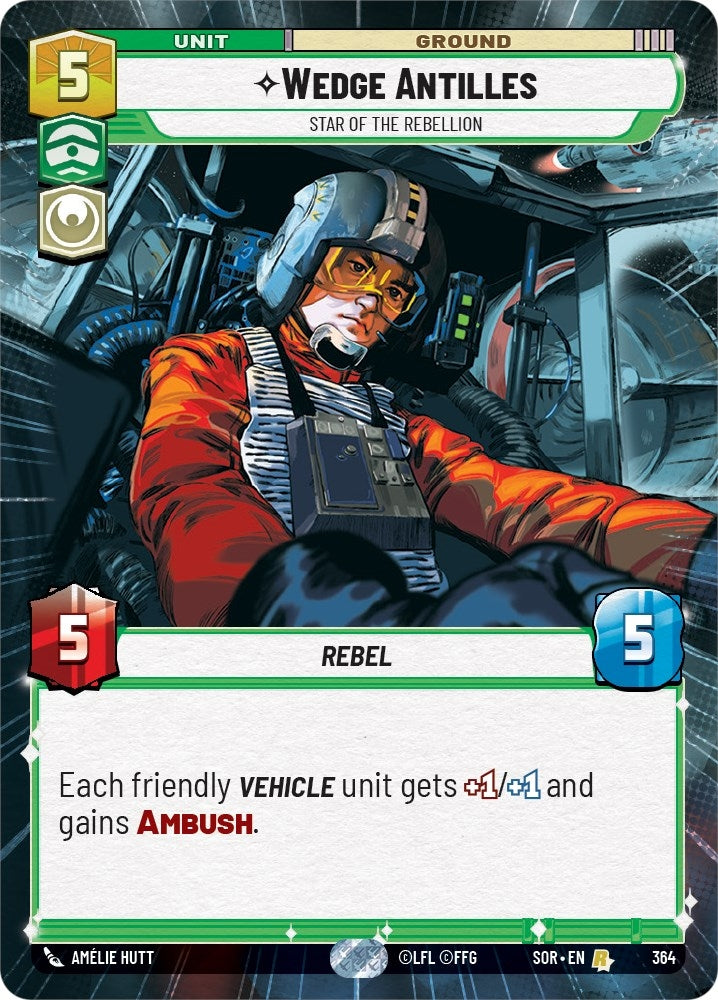 Image for Wedge Antilles - Star of the Rebellion (Hyperspace) - Star Wars: Unlimited