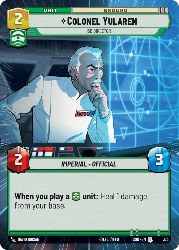 Image for Colonel Yularen - ISB Director (Hyperspace) - Star Wars: Unlimited