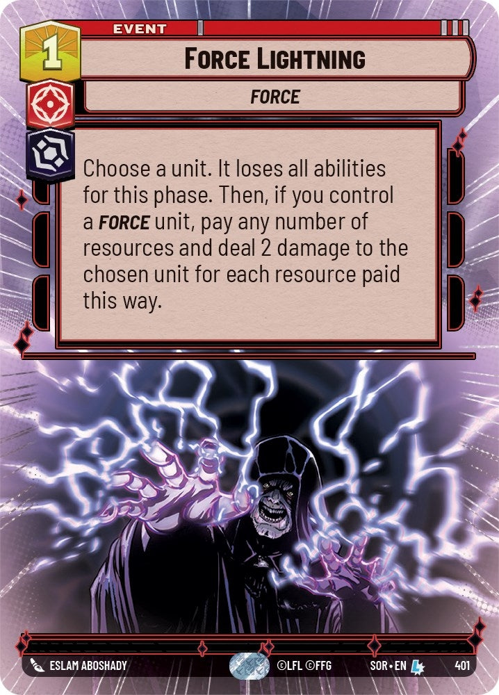 Image for Force Lightning (Hyperspace) - Star Wars: Unlimited