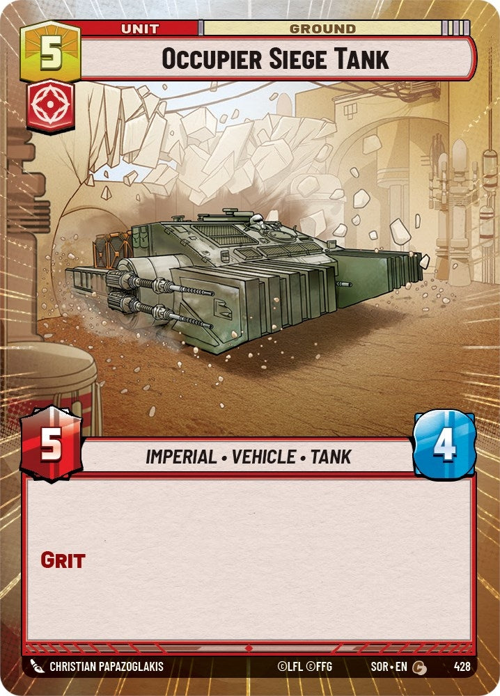 Image for Occupier Siege Tank (Hyperspace) - Star Wars: Unlimited