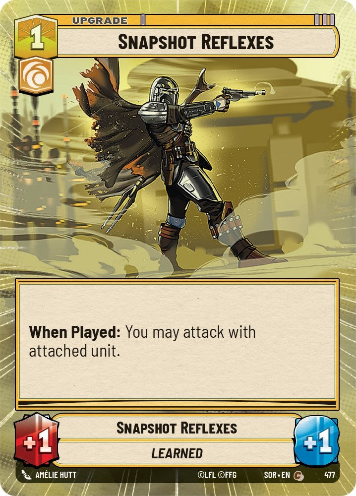 Image for Snapshot Reflexes (Hyperspace) - Star Wars: Unlimited