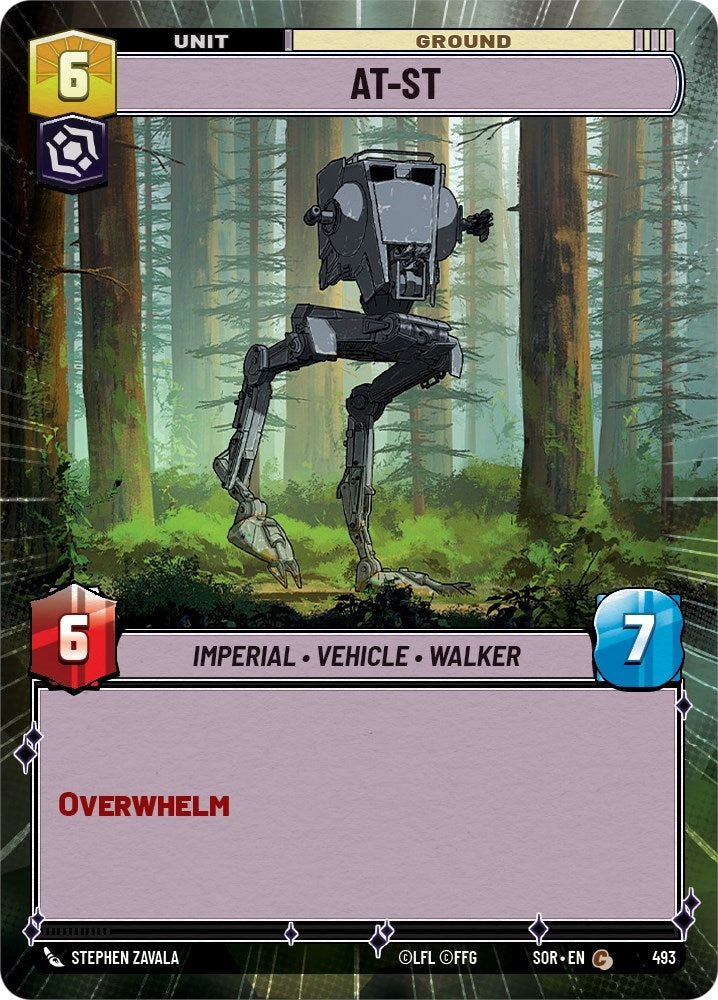 Image for AT-ST (Hyperspace) - Star Wars: Unlimited