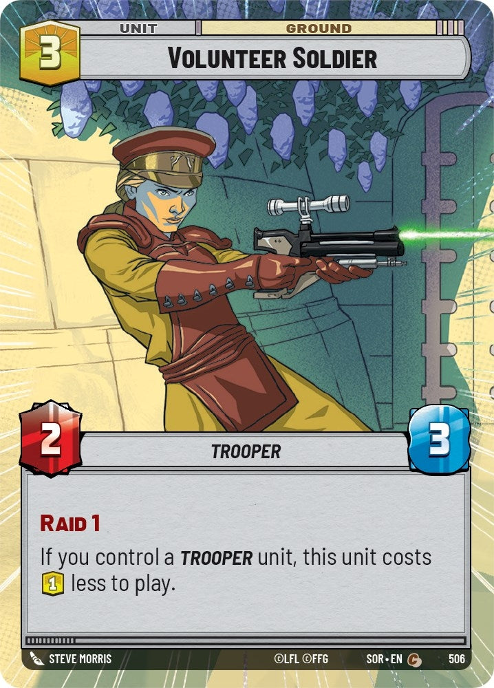 Image for Volunteer Soldier (Hyperspace) - Star Wars: Unlimited