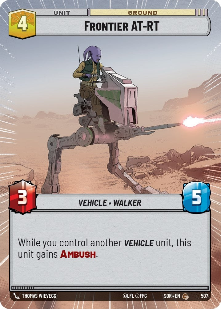 Image for Frontier AT-RT (Hyperspace) - Star Wars: Unlimited