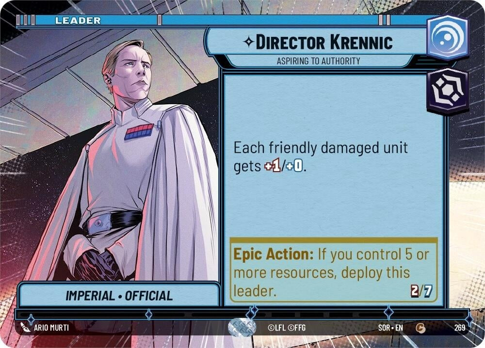 Image for Director Krennic - Aspiring to Authority (Hyperspace) - Star Wars: Unlimited