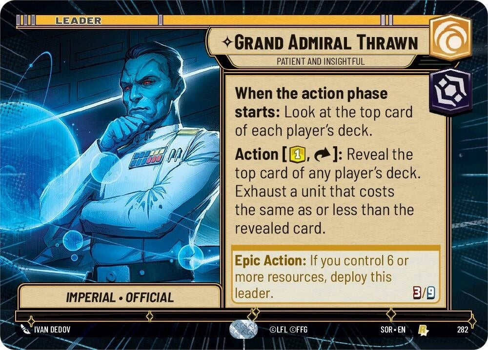 Image for Grand Admiral Thrawn - Patient and Insightful (Hyperspace) - Star Wars: Unlimited
