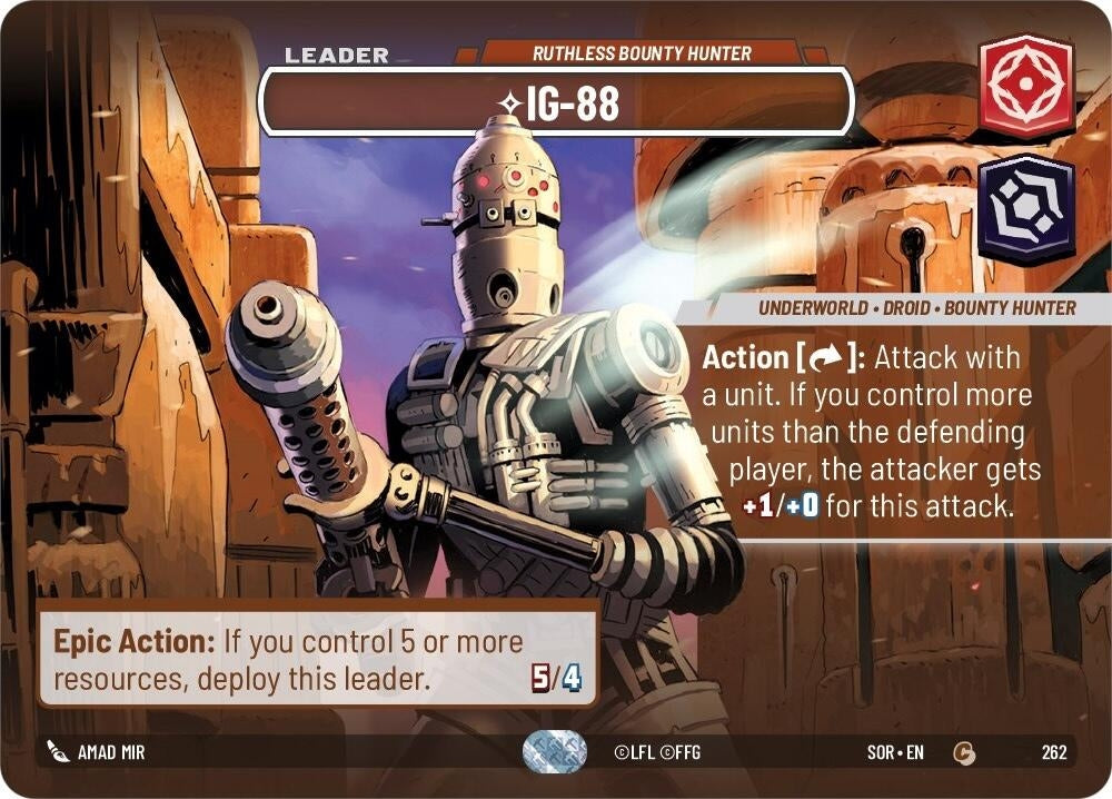 Image for IG-88 - Ruthless Bounty Hunter (Showcase) - Star Wars: Unlimited