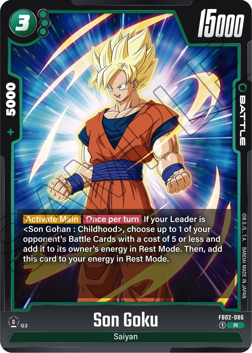 Image for Son Goku - FB02-086 - Dragon Ball Super: Fusion World