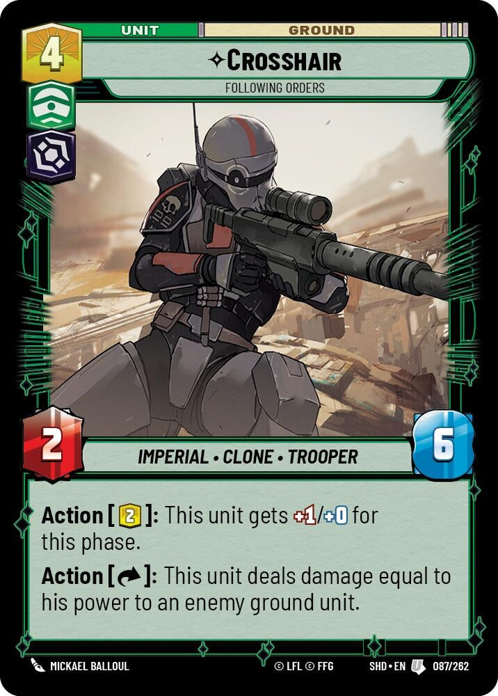 Image for Crosshair - Following Orders - Star Wars: Unlimited