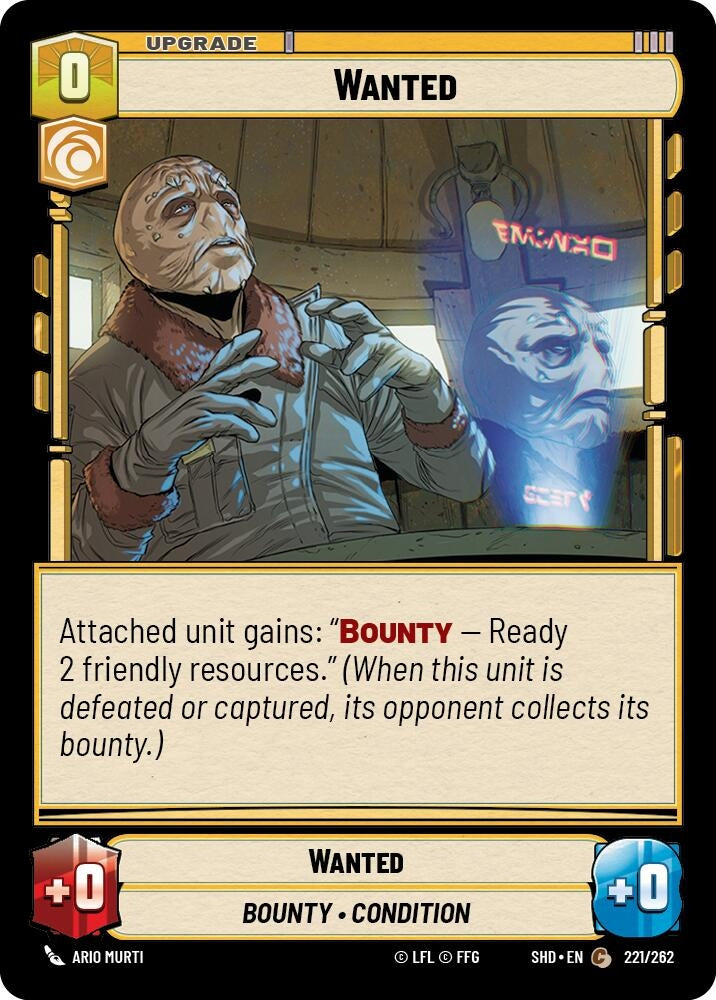 Image for Wanted - Star Wars: Unlimited