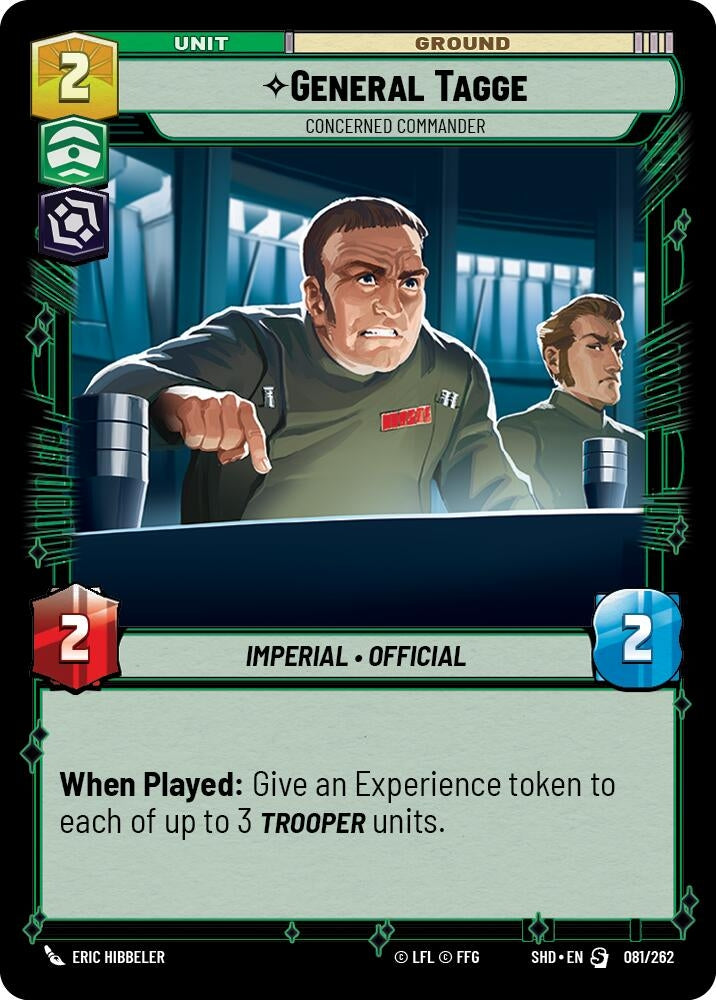 Image for General Tagge - Concerned Commander - Star Wars: Unlimited