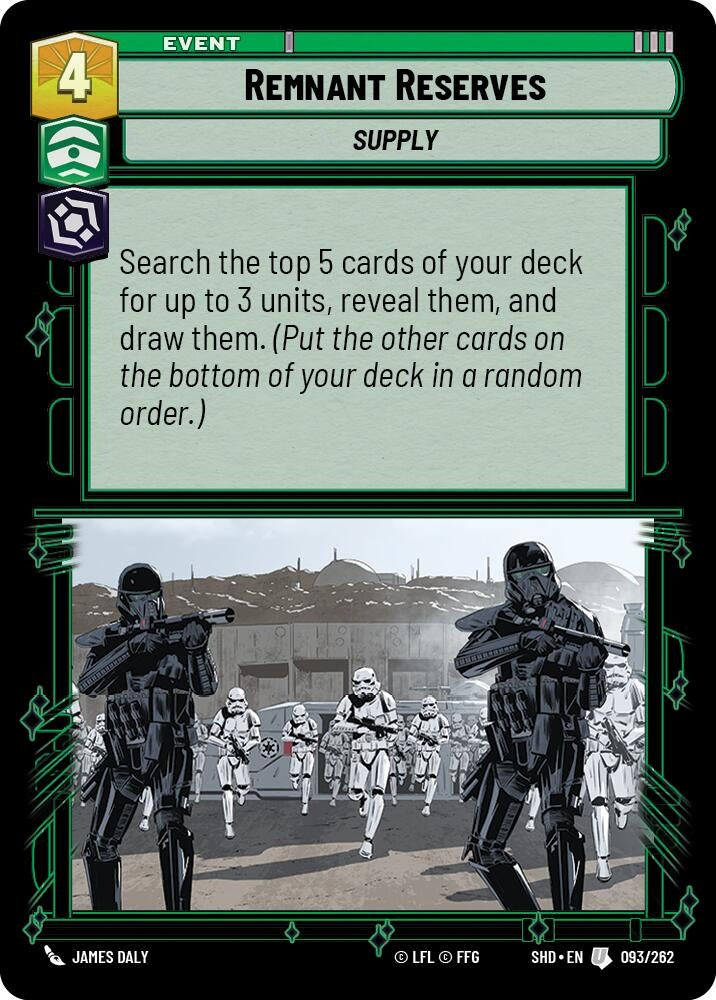 Image for Remnant Reserves - Star Wars: Unlimited