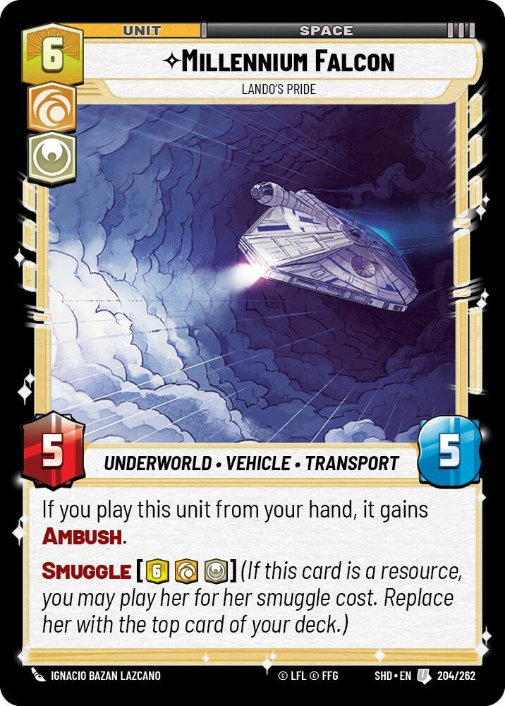 Image for Millennium Falcon - Lando's Pride - Star Wars: Unlimited
