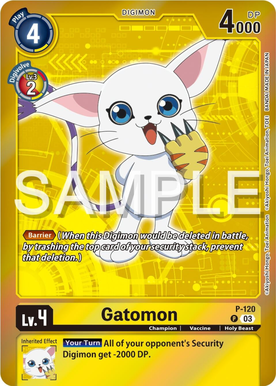 Image for Gatomon - P-120 (Digimon Adventure Box 2024) - Digimon Card Game