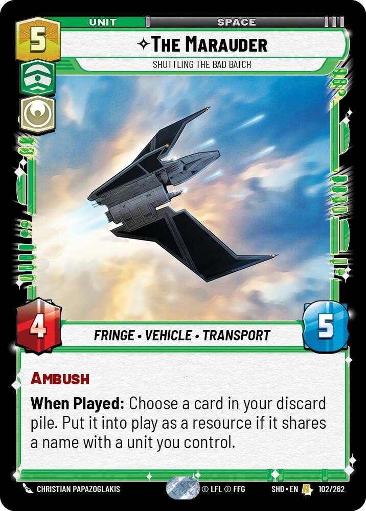 Image for The Marauder - Shuttling the Bad Batch - Star Wars: Unlimited