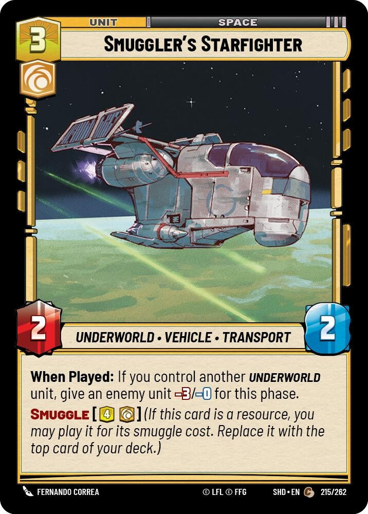 Image for Smuggler's Starfighter - Star Wars: Unlimited