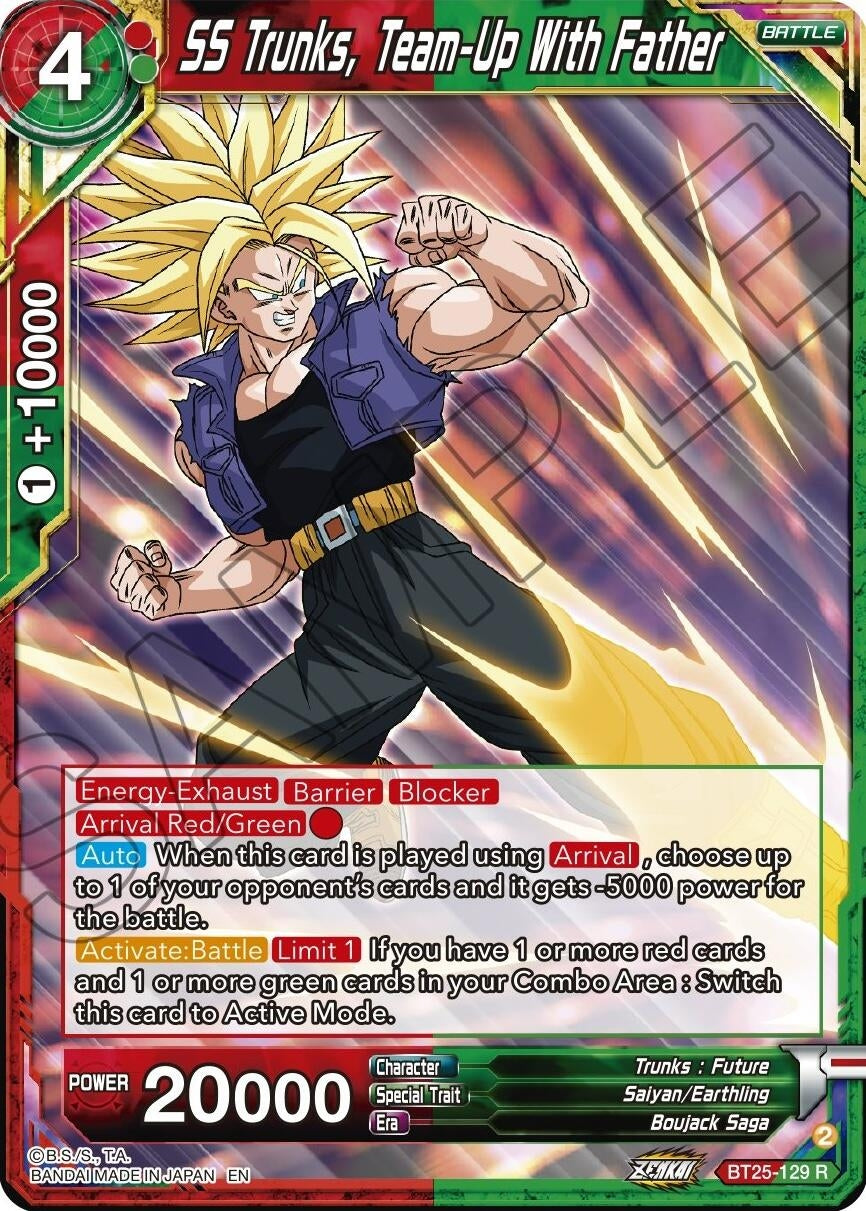 Image for SS Trunks, Team-Up With Father - Dragon Ball Super: Masters