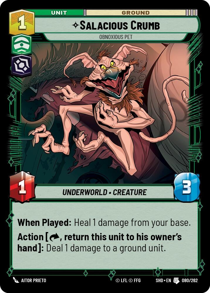 Image for Salacious Crumb - Obnoxious Pet - Star Wars: Unlimited