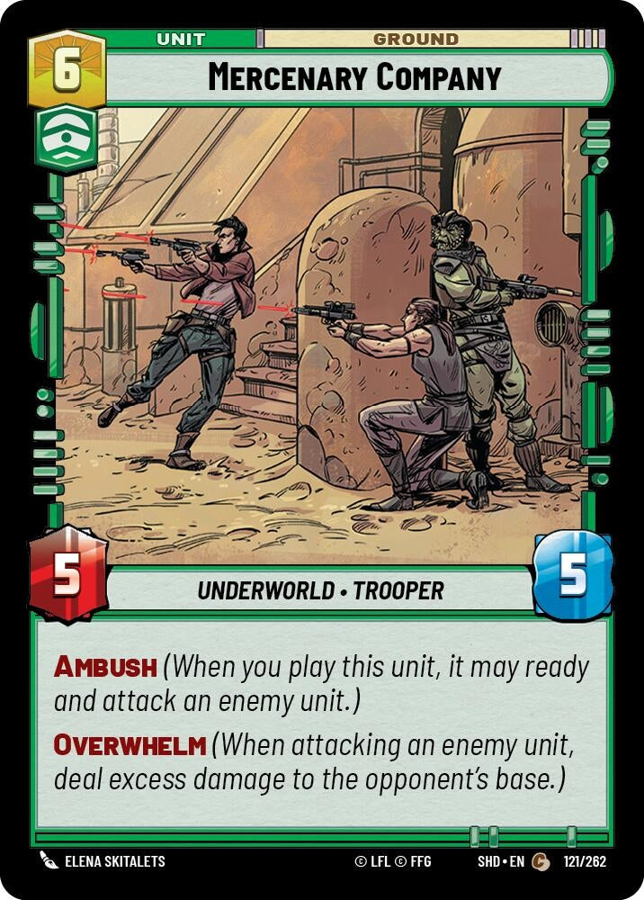 Image for Mercenary Company - Star Wars: Unlimited