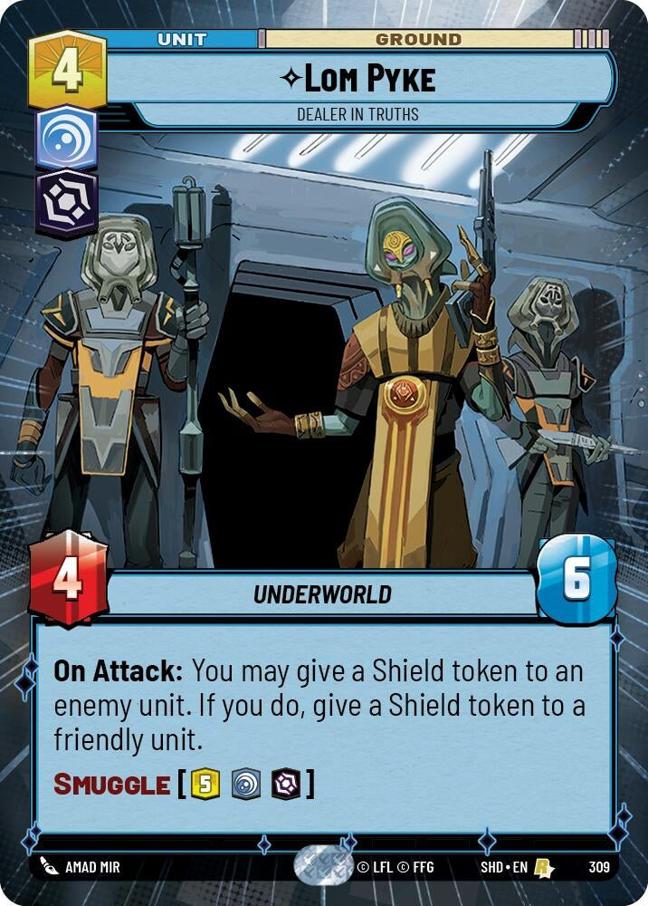 Image for Lom Pyke - Dealer in Truths (Hyperspace) - Star Wars: Unlimited