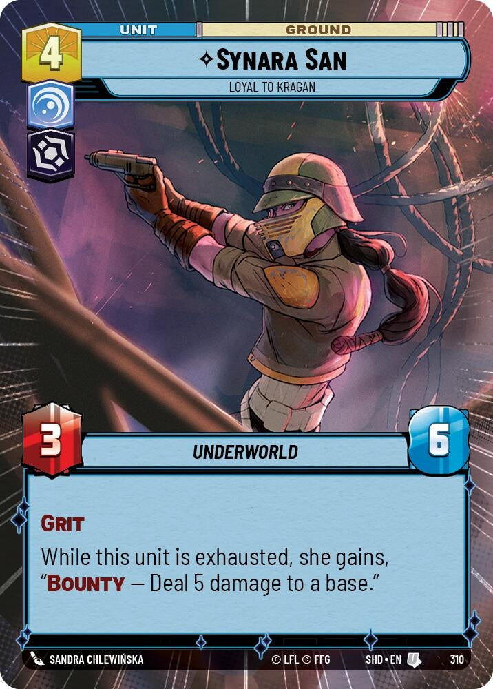 Image for Synara San - Loyal to Kragan (Hyperspace) - Star Wars: Unlimited