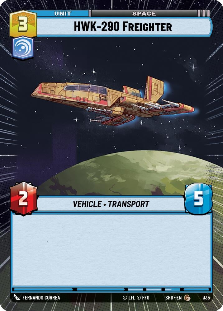 Image for HWK-290 Freighter (Hyperspace) - Star Wars: Unlimited