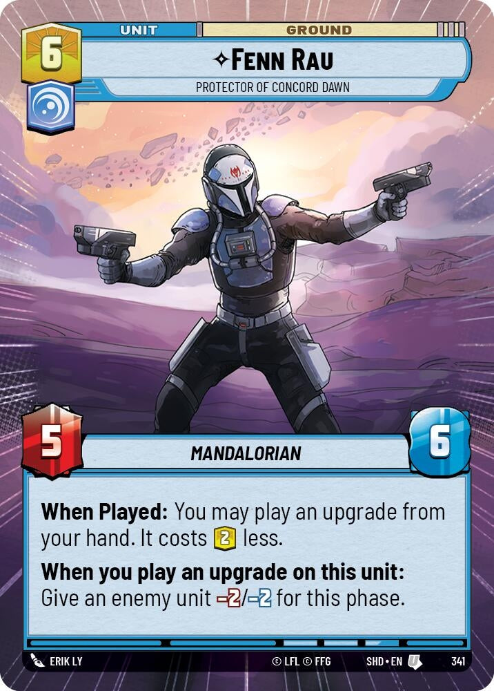 Image for Fenn Rau - Protector of Concord Dawn (Hyperspace) - Star Wars: Unlimited