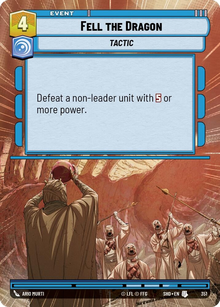 Image for Fell the Dragon (Hyperspace) - Star Wars: Unlimited