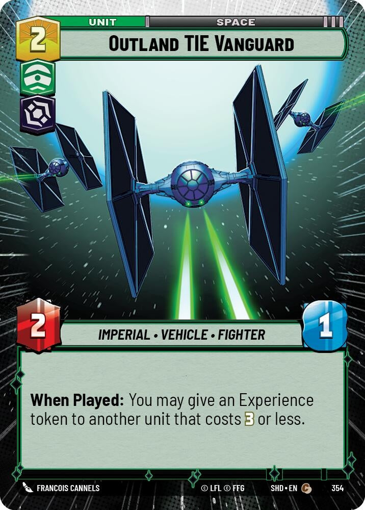 Image for Outland TIE Vanguard (Hyperspace) - Star Wars: Unlimited
