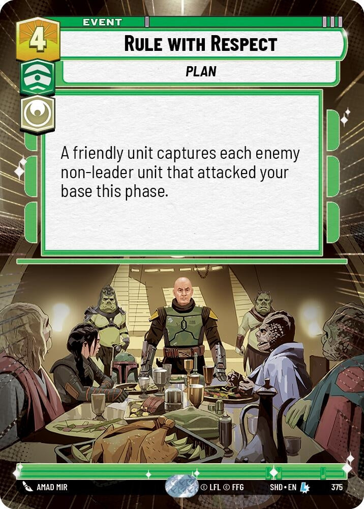 Image for Rule With Respect (Hyperspace) - Star Wars: Unlimited