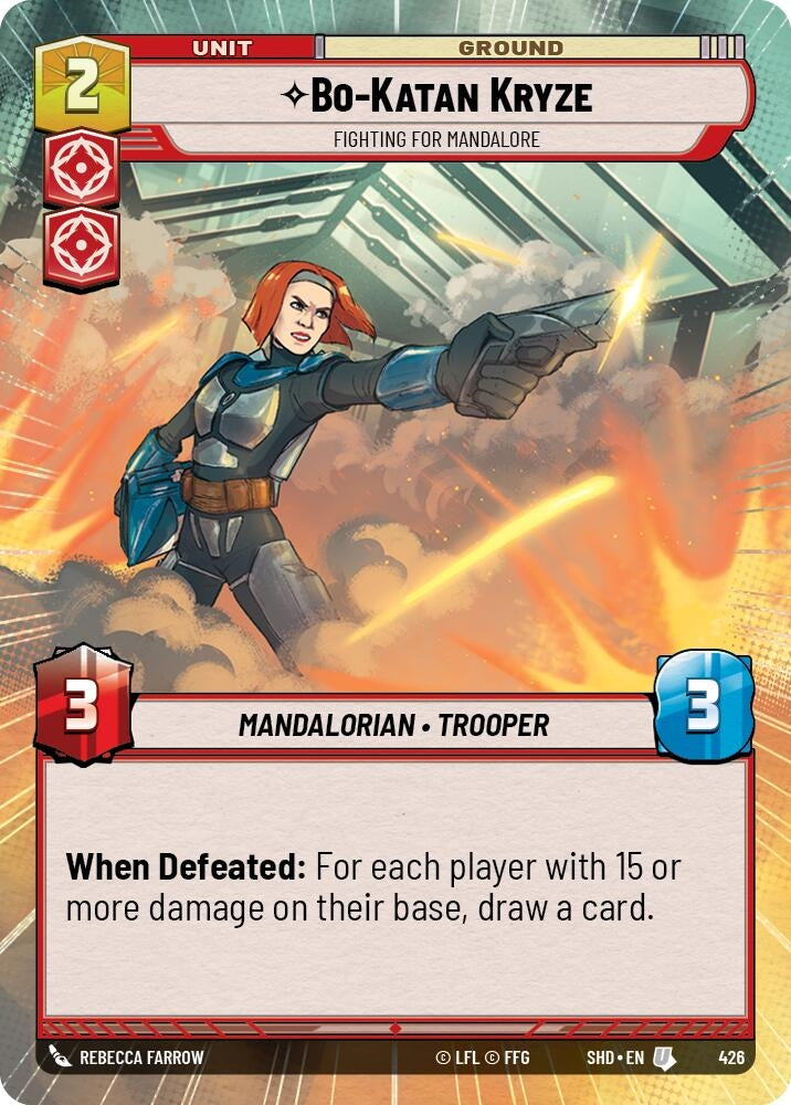 Image for Bo-Katan Kryze - Fighting For Mandalore (Hyperspace) - Star Wars: Unlimited