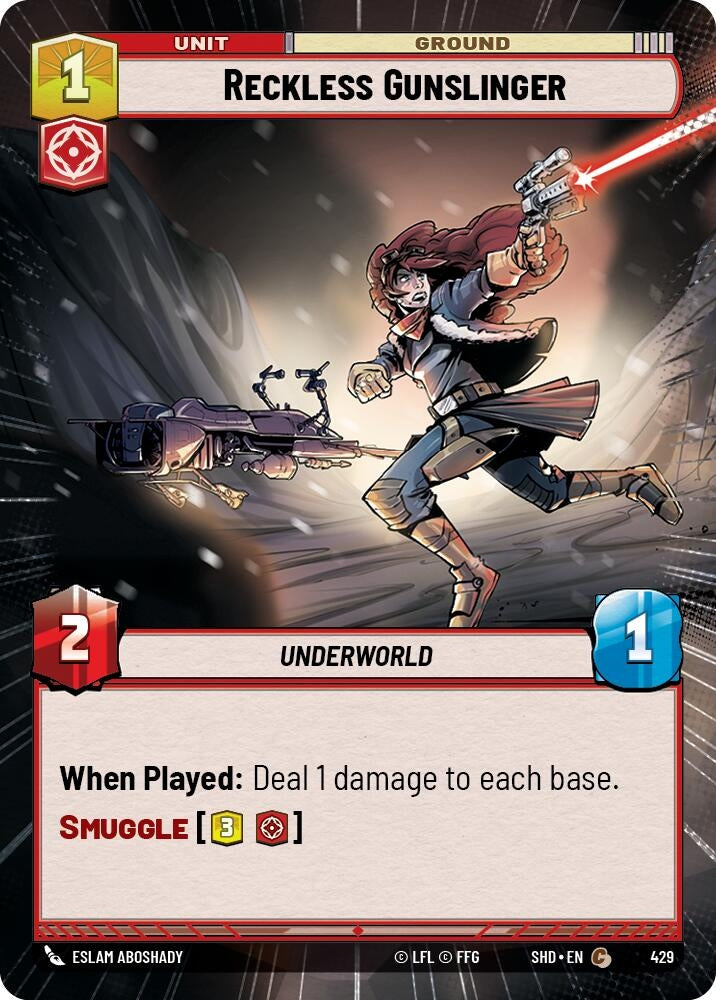 Image for Reckless Gunslinger (Hyperspace) - Star Wars: Unlimited
