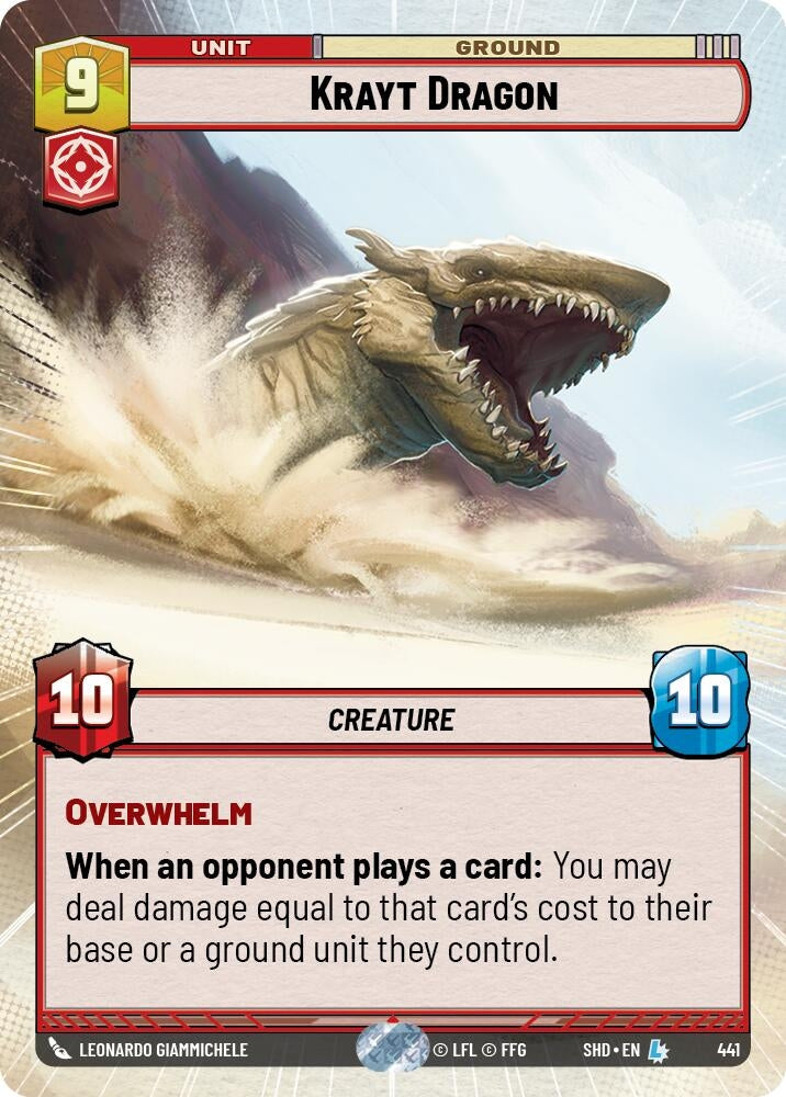 Image for Krayt Dragon (Hyperspace) - Star Wars: Unlimited
