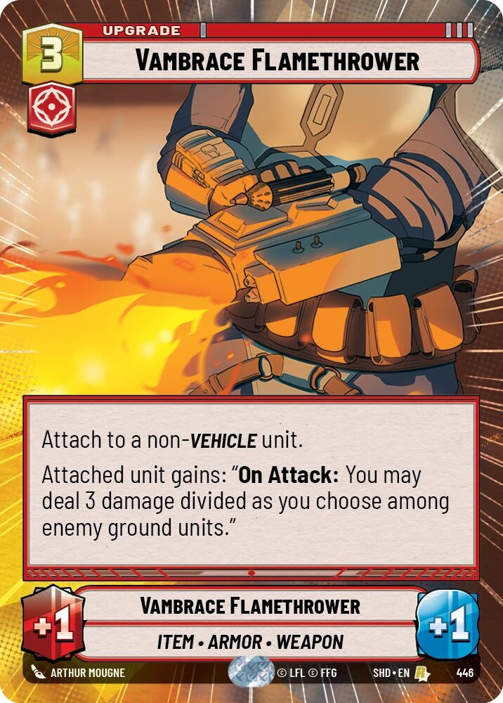 Image for Vambrace Flamethrower (Hyperspace) - Star Wars: Unlimited