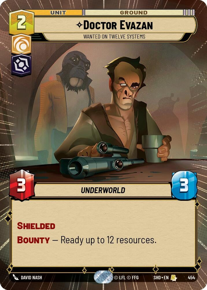 Image for Doctor Evazan - Wanted on Twelve Systems (Hyperspace) - Star Wars: Unlimited