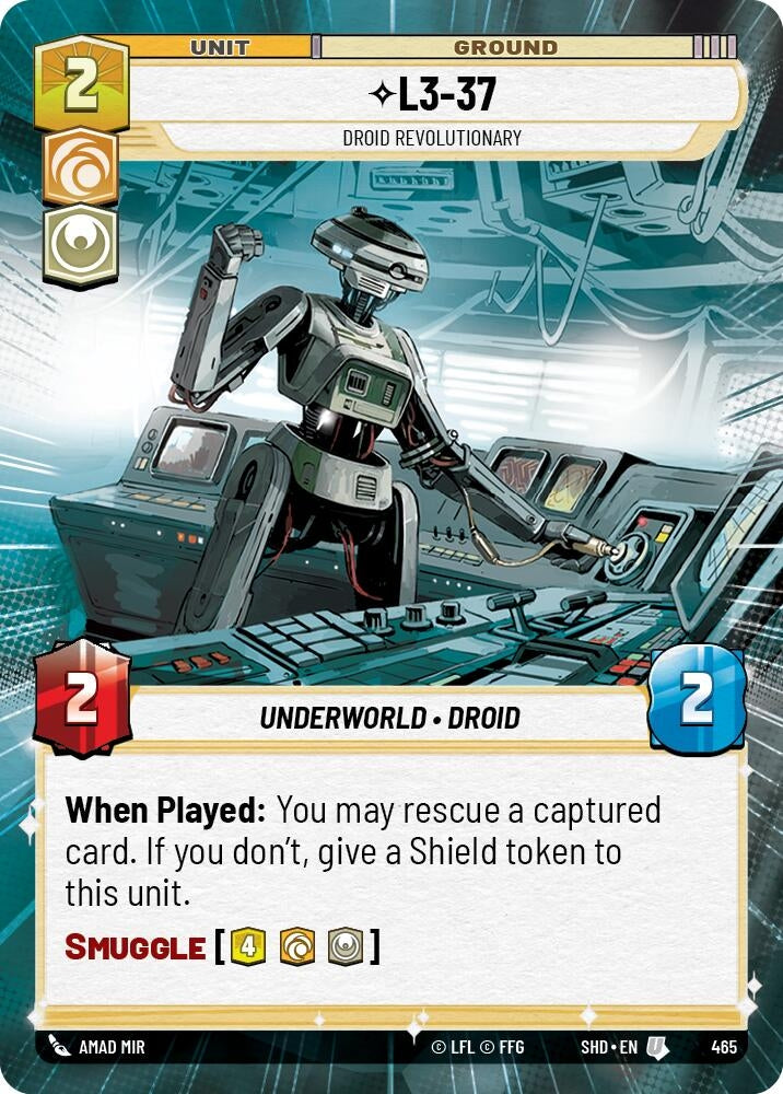 Image for L3-37 - Droid Revolutionary (Hyperspace) - Star Wars: Unlimited