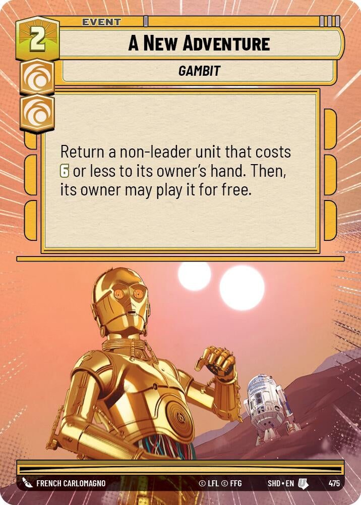 Image for A New Adventure (Hyperspace) - Star Wars: Unlimited