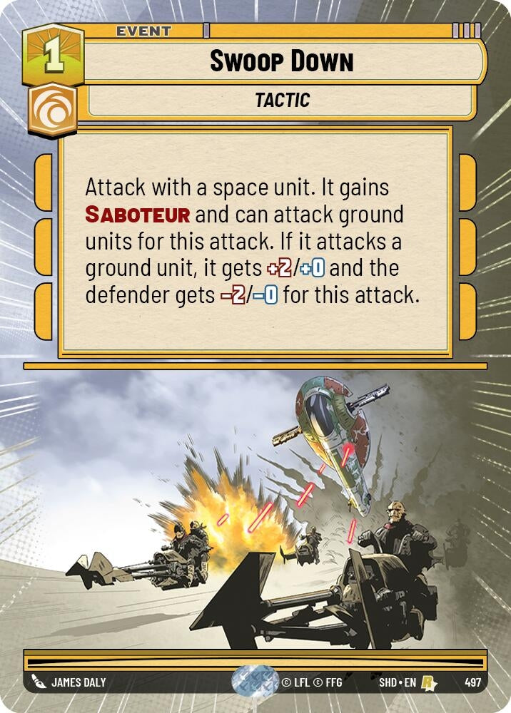 Image for Swoop Down (Hyperspace) - Star Wars: Unlimited