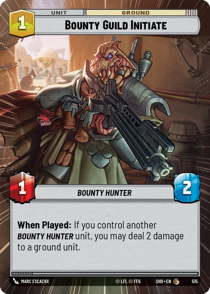 Image for Bounty Guild Initiate (Hyperspace) - Star Wars: Unlimited