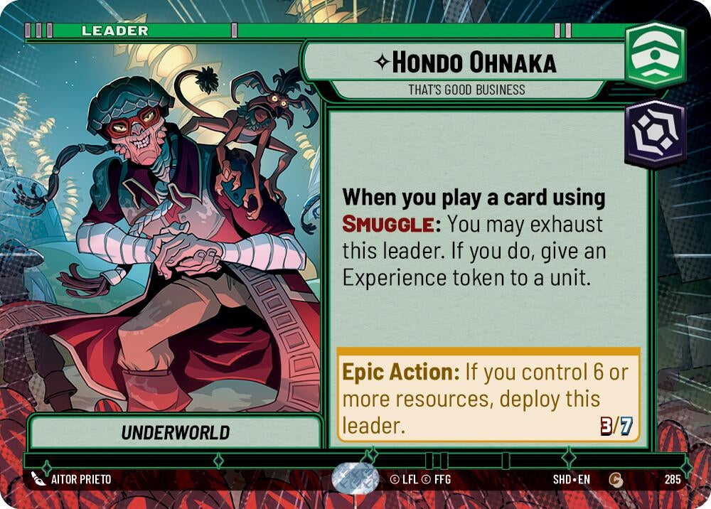 Image for Hondo Ohnaka - That's Good Business (Hyperspace) - Star Wars: Unlimited