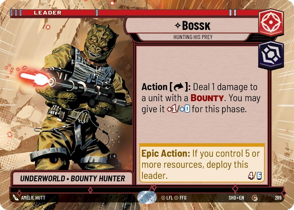 Image for Bossk - Hunting His Prey (Hyperspace) - Star Wars: Unlimited