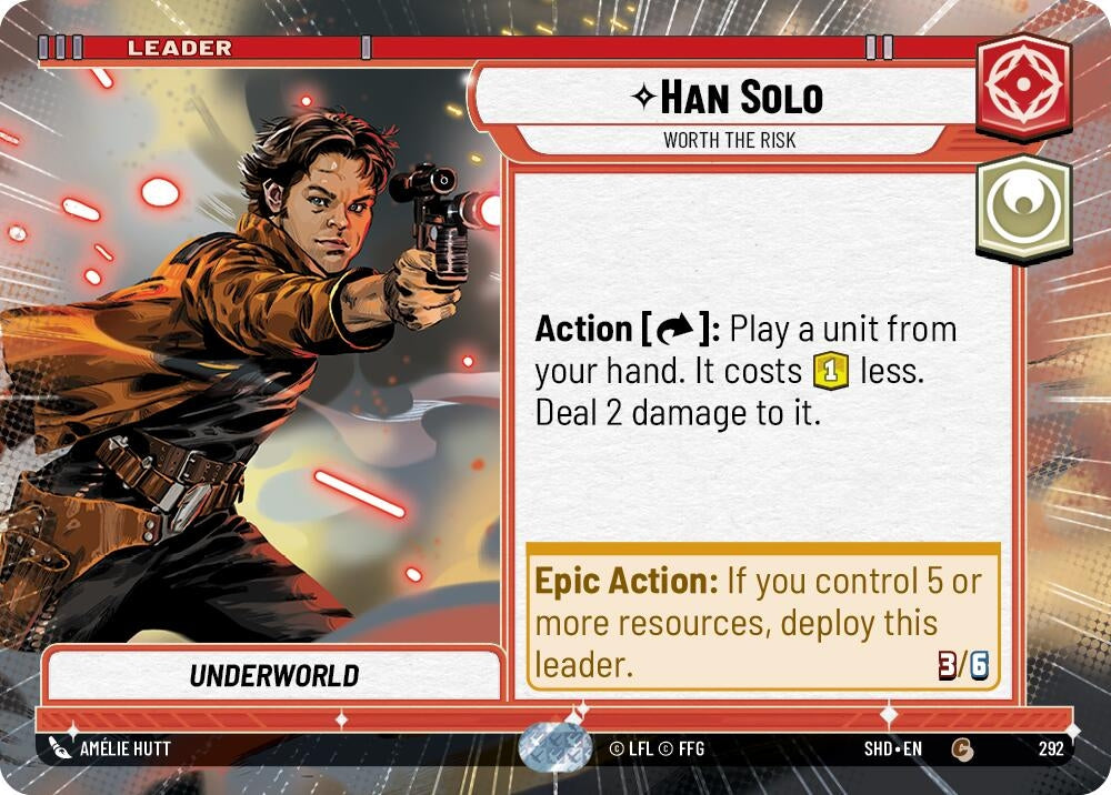 Image for Han Solo - Worth the Risk (Hyperspace) - Star Wars: Unlimited