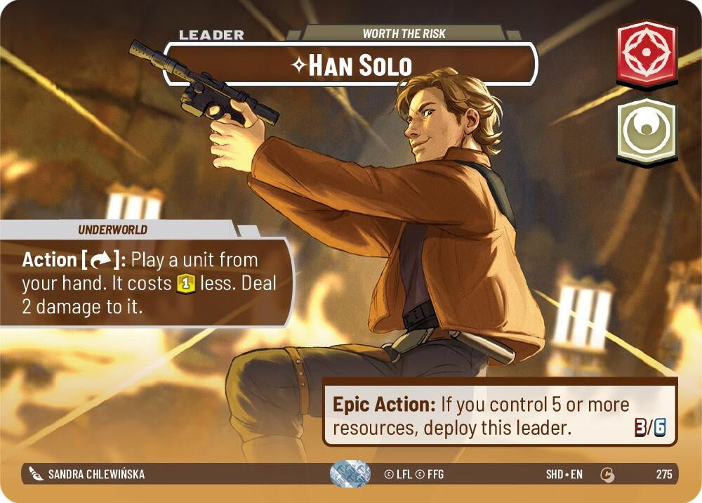 Image for Han Solo - Worth the Risk (Showcase) - Star Wars: Unlimited