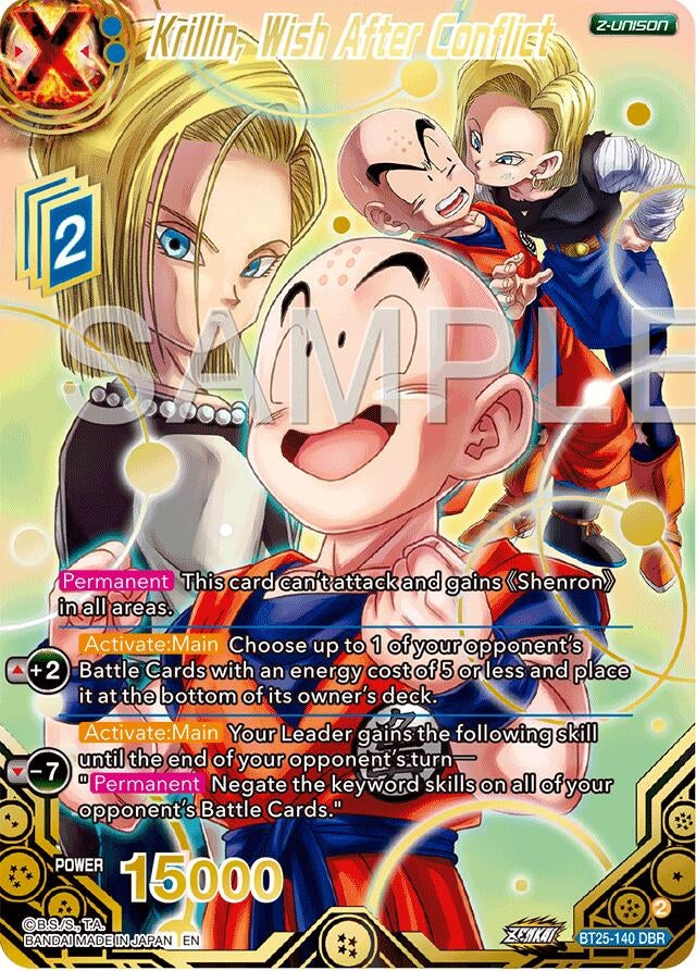 Image for Krillin, Wish After Conflict (DBR) - Dragon Ball Super: Masters