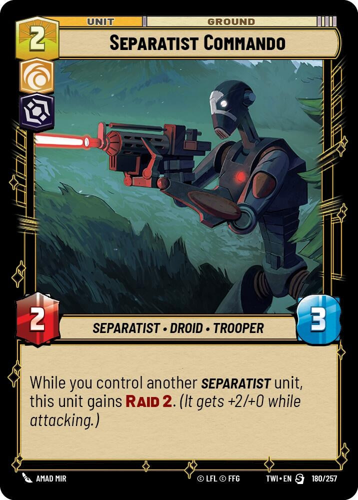 Image for Separatist Commando - Star Wars: Unlimited