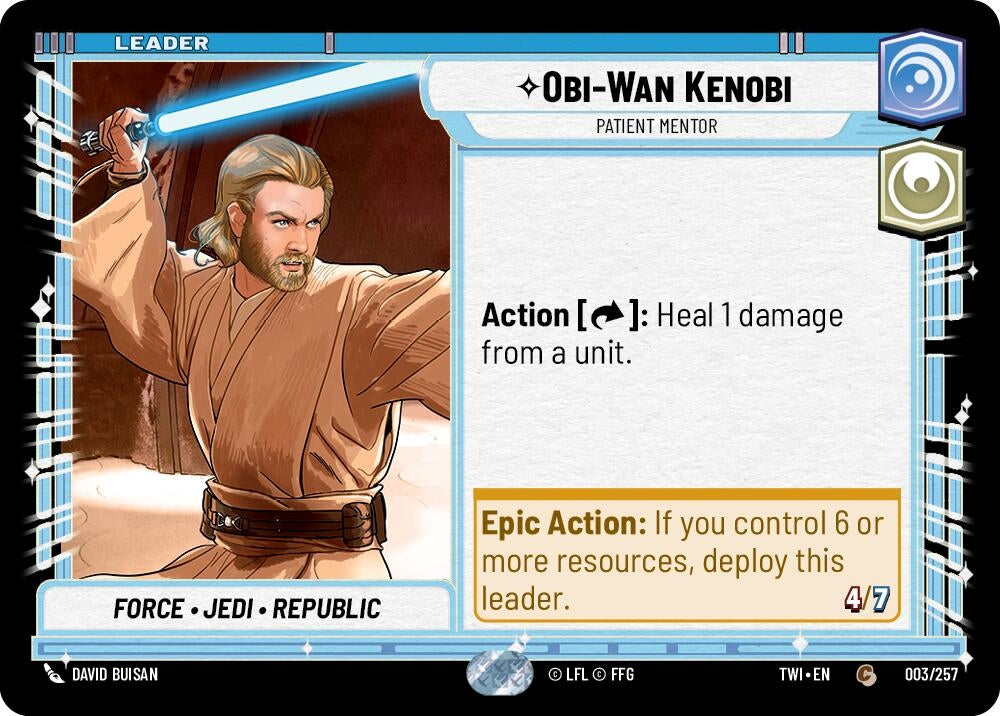 Image for Obi-Wan Kenobi - Patient Mentor - Star Wars: Unlimited