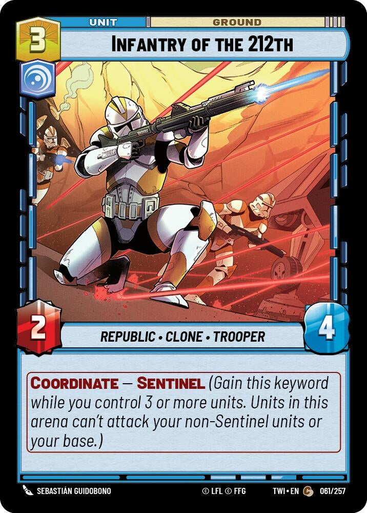 Image for Infantry of the 212th - Star Wars: Unlimited