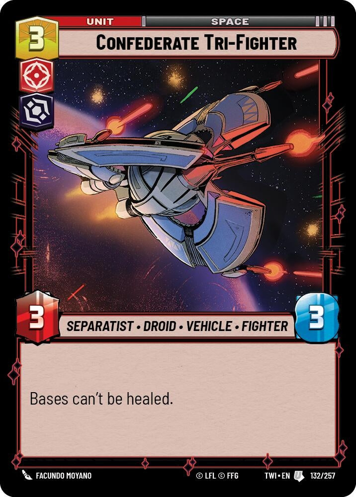 Image for Confederate Tri-Fighter - Star Wars: Unlimited