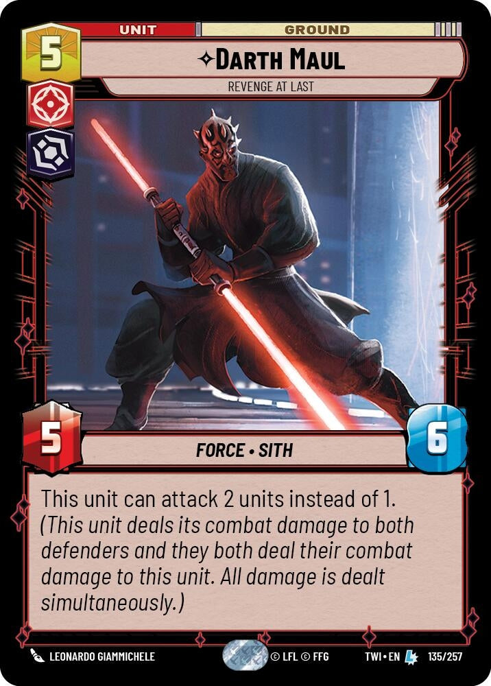 Image for Darth Maul - Revenge at Last - Star Wars: Unlimited