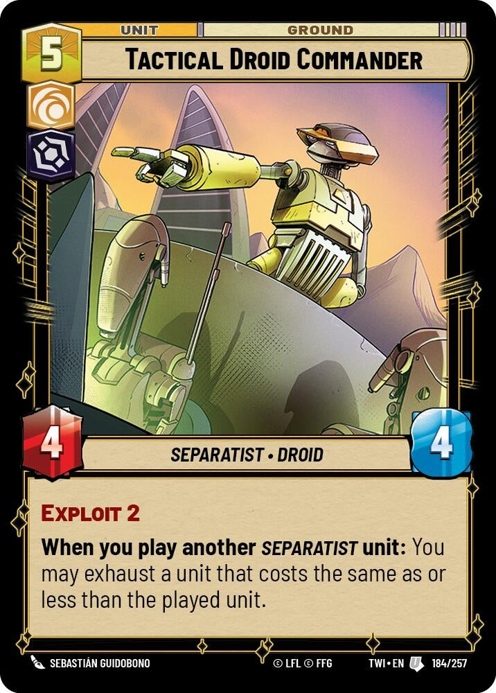 Image for Tactical Droid Commander - Star Wars: Unlimited
